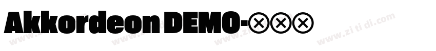 Akkordeon DEMO字体转换